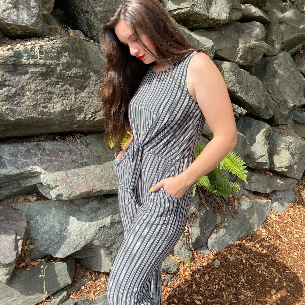 Summer Jumpsuit with Pockets